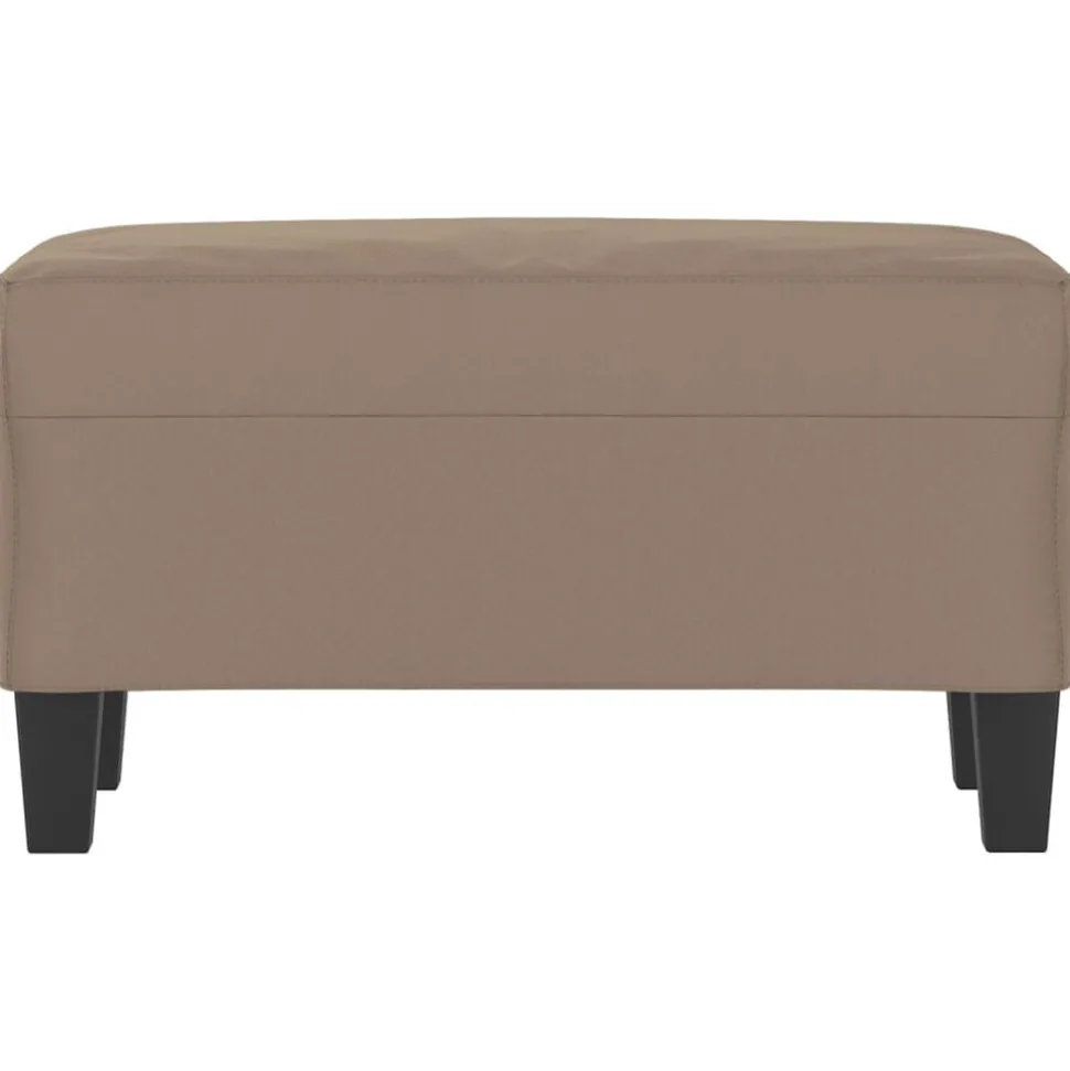 vidaXL Banc Taupe 70x35x41 cm Tissu microfibre