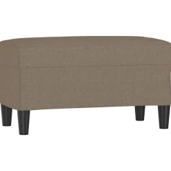 vidaXL Banc Taupe 70x35x41 cm Tissu