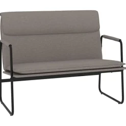 vidaXL Banc Taupe 100x64x80 cm Tissu