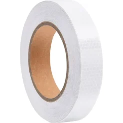 vidaXL Bande réfléchissante Blanc 2,5 cmx20 m PVC