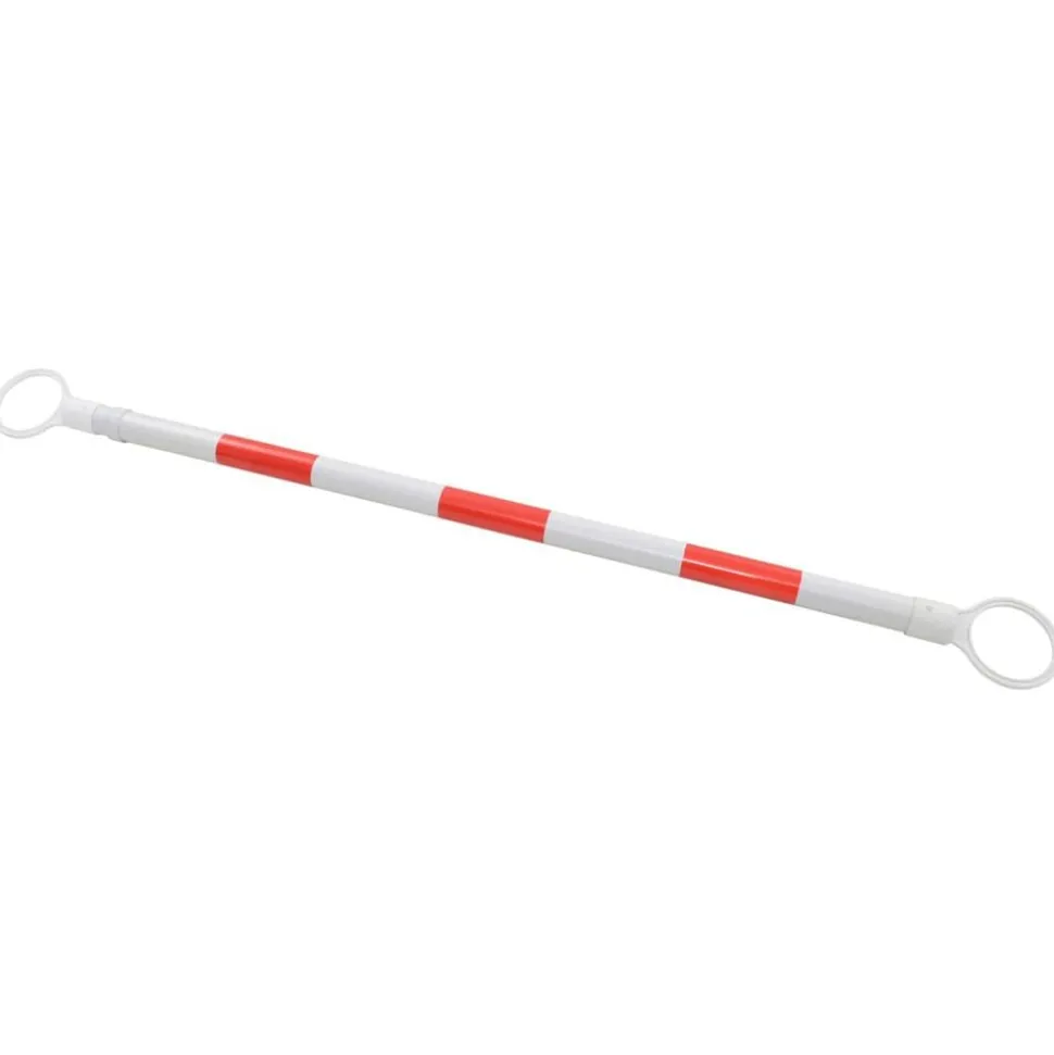 vidaXL Barre rétractable pour cônes 2 pcs Plastique 116-197 cm