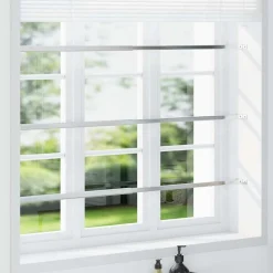 vidaXL Barres de fenêtre réglables de sécurité 3 pcs 710-1200 mm