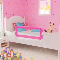 vidaXL Barrière de lit pour enfants 102x42 cm Rose
