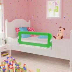 vidaXL Barrière de lit pour enfants 102x42 cm Vert