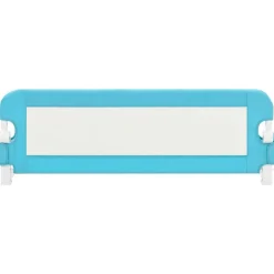 vidaXL Barrière de sécurité de lit d'enfant Bleu 120x42 cm Polyester