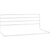 vidaXL Barrière de sécurité de lit d'enfant Blanc (76-137)x55 cm Fer