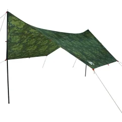 vidaXL Bâche de camping camouflage 462x306x211 cm imperméable