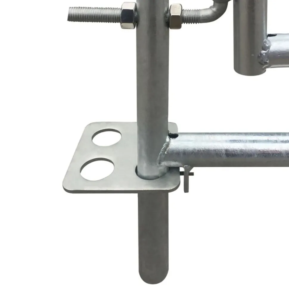 vidaXL Bergerie 4 panneaux Acier galvanisé 183 x 183 x 92 cm