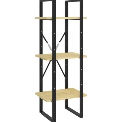vidaXL Bibliothèque à 3 niveaux 40x30x105 cm Bois de pin massif