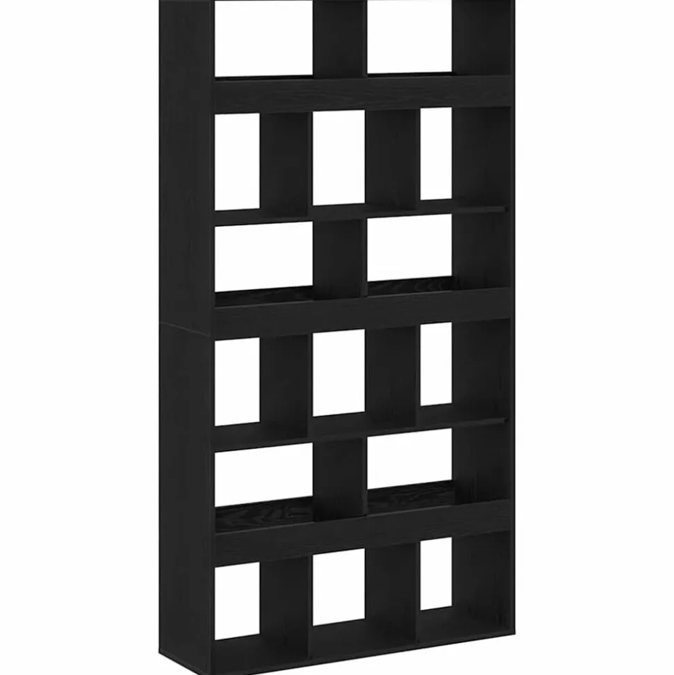 vidaXL Bibliothèque 2 pcs Chêne noir 100 x 33 x 187,5 cm