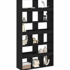 vidaXL Bibliothèque 2 pcs Chêne noir 100 x 33 x 187,5 cm