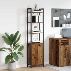 vidaXL Bibliothèque Bois Ancien 40 x 24 x 161 cm Bois d'ingénierie