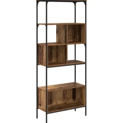 vidaXL Bibliothèque Bois Ancien 76 x 33 x 188,5 cm Bois d'ingénierie