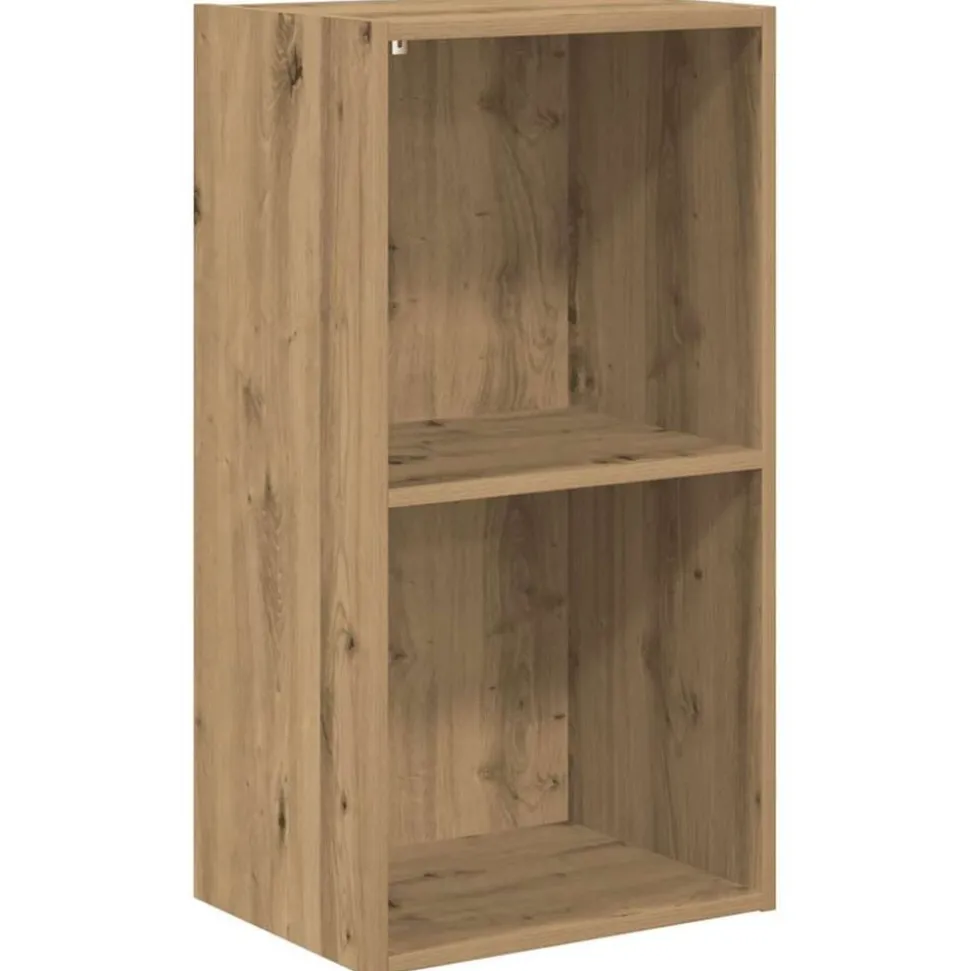vidaXL Bibliothèque chêne artisanal 40x30x77 cm bois d'ingénierie