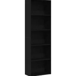 vidaXL Bibliothèque chêne noir 60x30x189 cm bois d'ingénierie