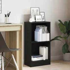 vidaXL Bibliothèque chêne noir 40x24x76 cm bois d'ingénierie