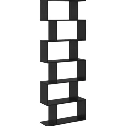 vidaXL Bibliothèque Chêne noir 70 x 24 x 193,5 cm Bois d'ingénierie