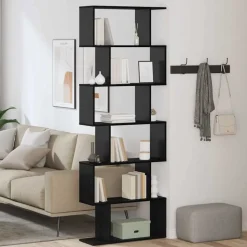 vidaXL Bibliothèque Chêne noir 70 x 24 x 193,5 cm Bois d'ingénierie