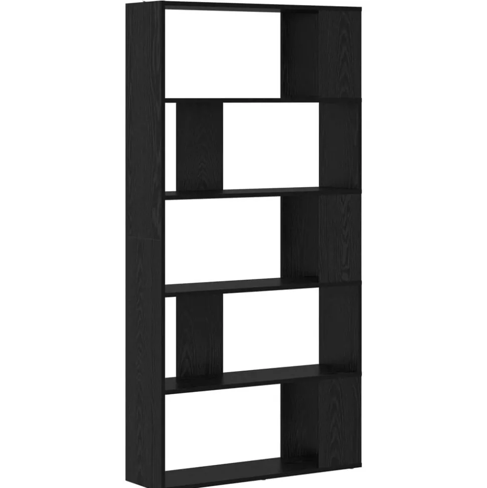 vidaXL Bibliothèque Chêne noir 80 x 24 x 159 cm Bois d'ingénierie