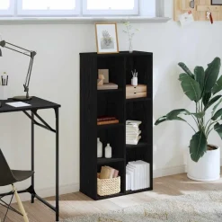 vidaXL Bibliothèque Chêne noir 50 x 25 x 102 cm