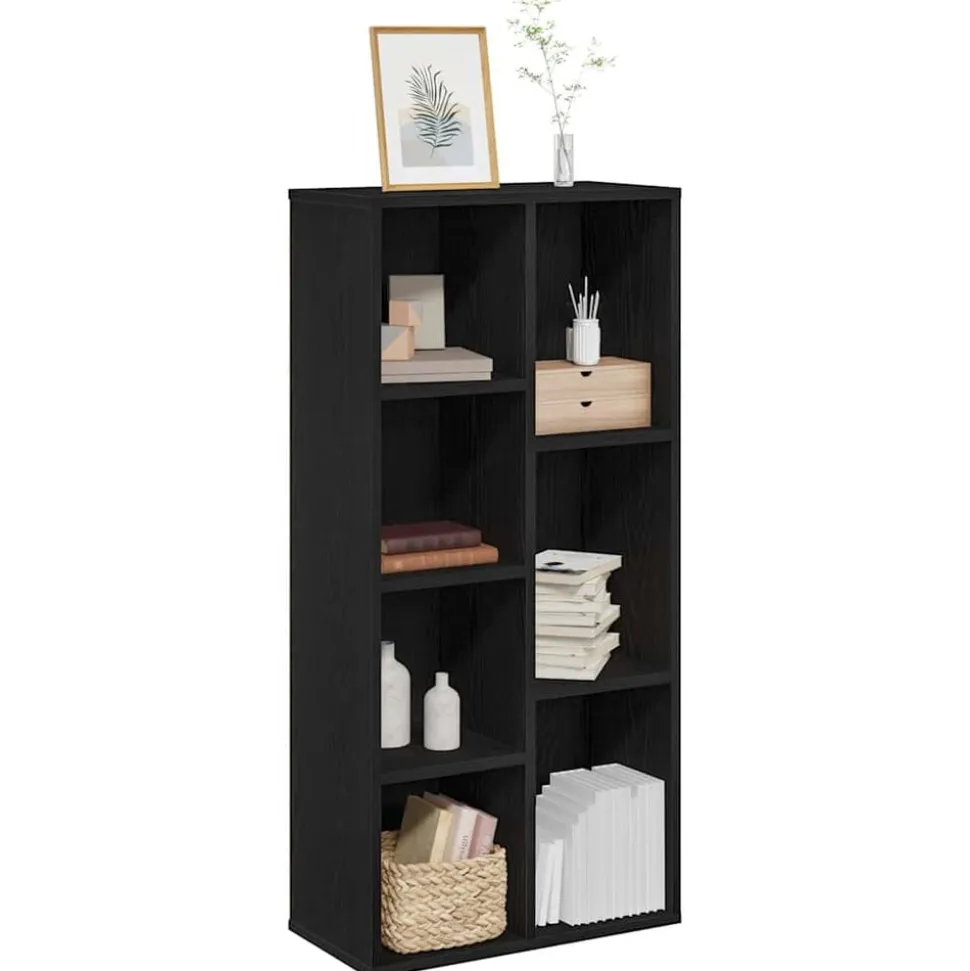 vidaXL Bibliothèque Chêne noir 50 x 25 x 102 cm