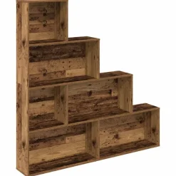 vidaXL Bibliothèque vieux bois 157x24x160 cm bois d'ingénierie