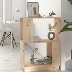 vidaXL Bibliothèque/Séparateur de pièce 51x25x70 cm Bois de pin solide