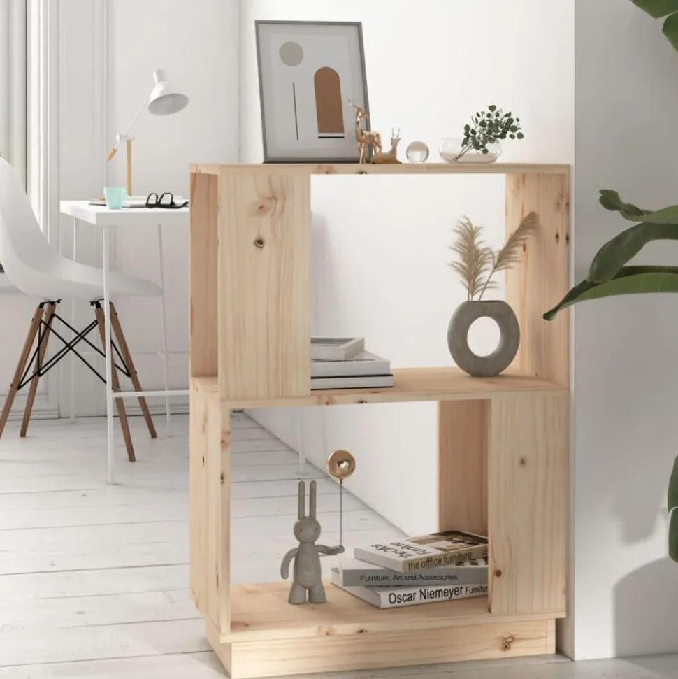 vidaXL Bibliothèque/Séparateur de pièce 51x25x70 cm Bois de pin solide