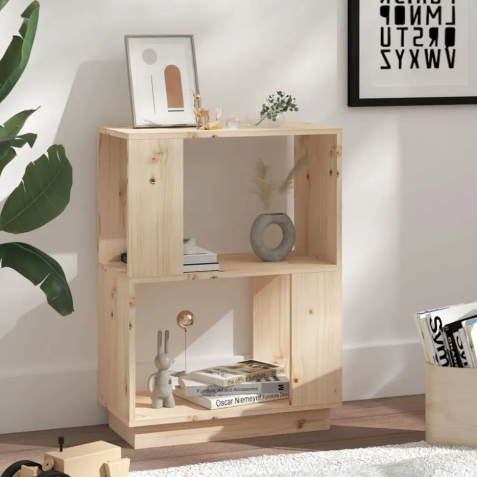 vidaXL Bibliothèque/Séparateur de pièce 51x25x70 cm Bois de pin solide