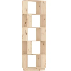 vidaXL Bibliothèque/Séparateur de pièce 51x25x163,5 cm Pin solide