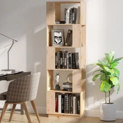 vidaXL Bibliothèque/Séparateur de pièce 51x25x163,5 cm Pin solide