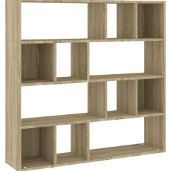 vidaXL Bibliothèque/Séparateur de pièce Chêne Sonoma 105x24x102 cm