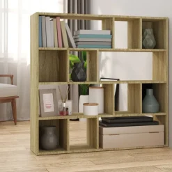vidaXL Bibliothèque/Séparateur de pièce Chêne Sonoma 105x24x102 cm