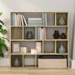 vidaXL Bibliothèque/Séparateur de pièce Chêne Sonoma 105x24x102 cm