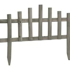 vidaXL Bordure de jardin 10 pcs Bois de sapin 4,4 m