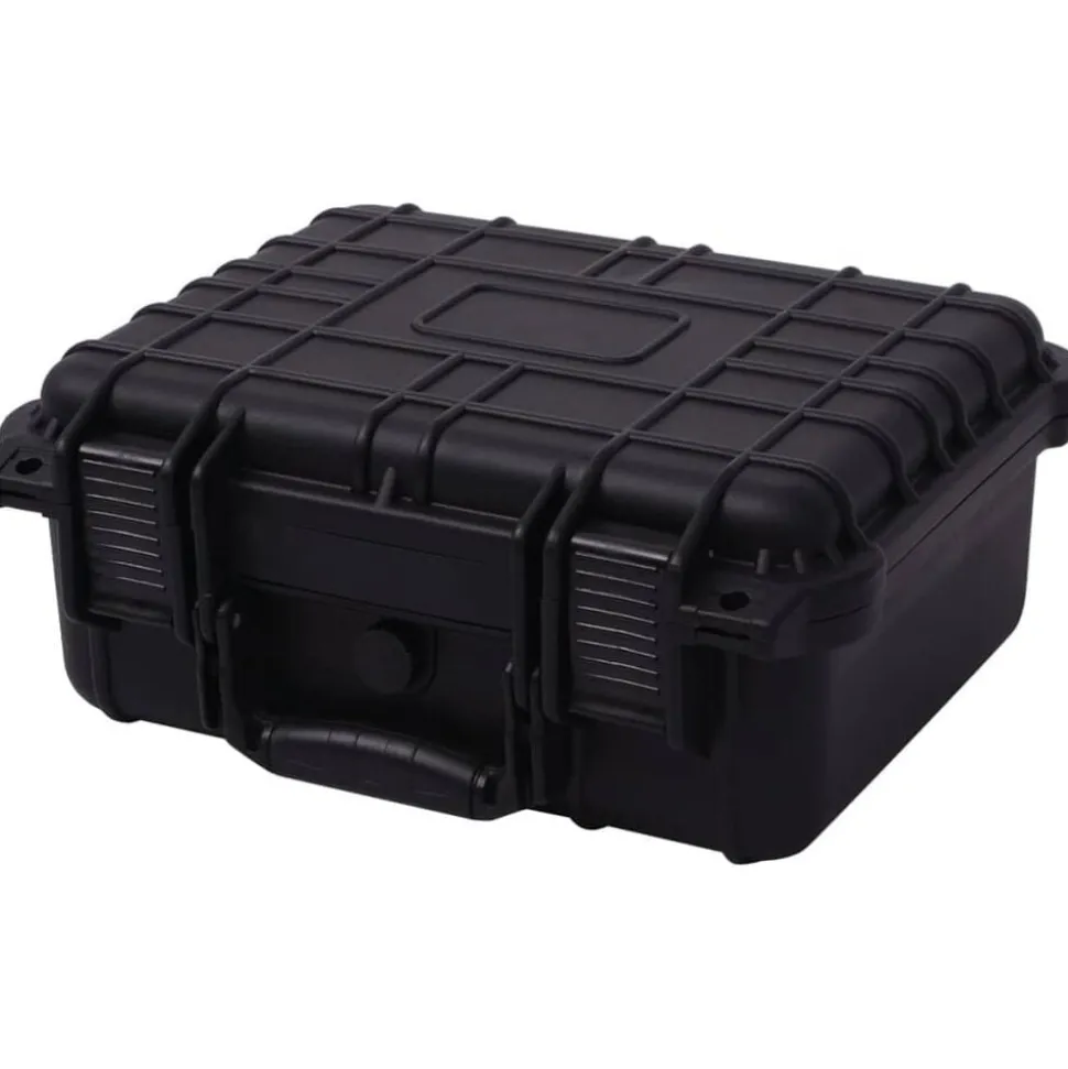 vidaXL Boîte de protection pour équipement 35 x 29,5 x 15 cm noir