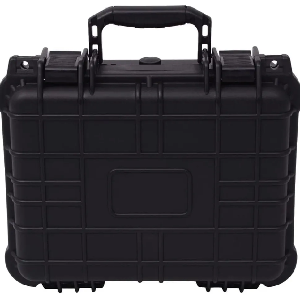 vidaXL Boîte de protection pour équipement 35 x 29,5 x 15 cm noir