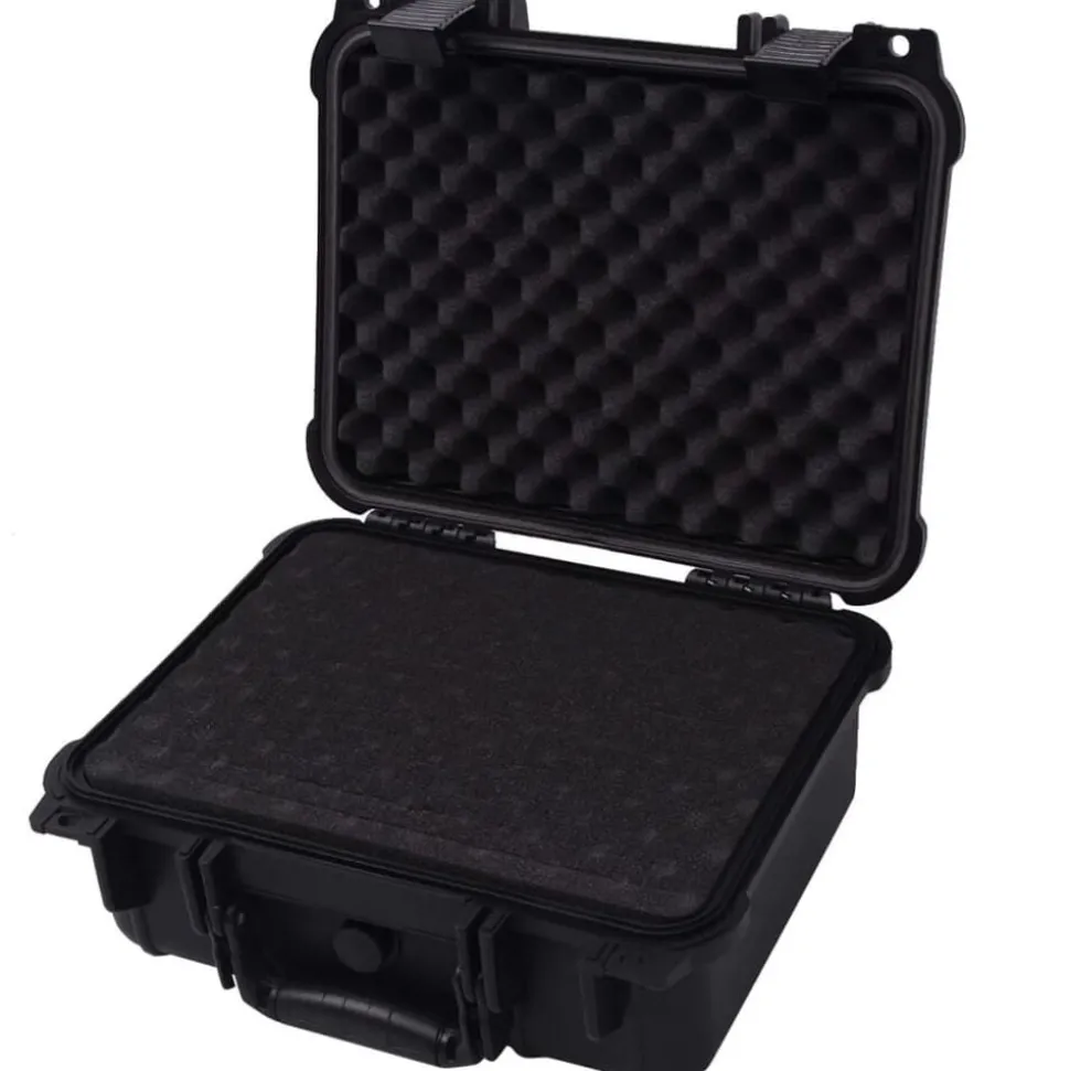 vidaXL Boîte de protection pour équipement 35 x 29,5 x 15 cm noir