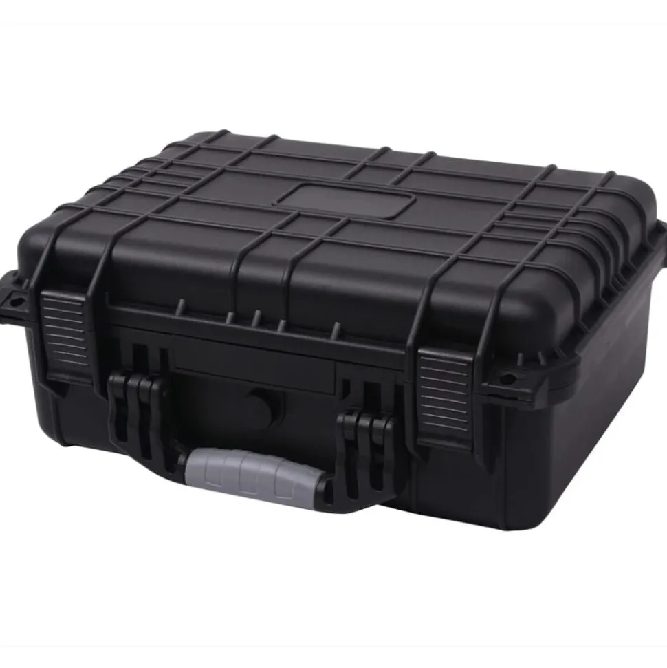 vidaXL Boîte de protection pour équipement 40,6 x 33 x 17,4 cm noir