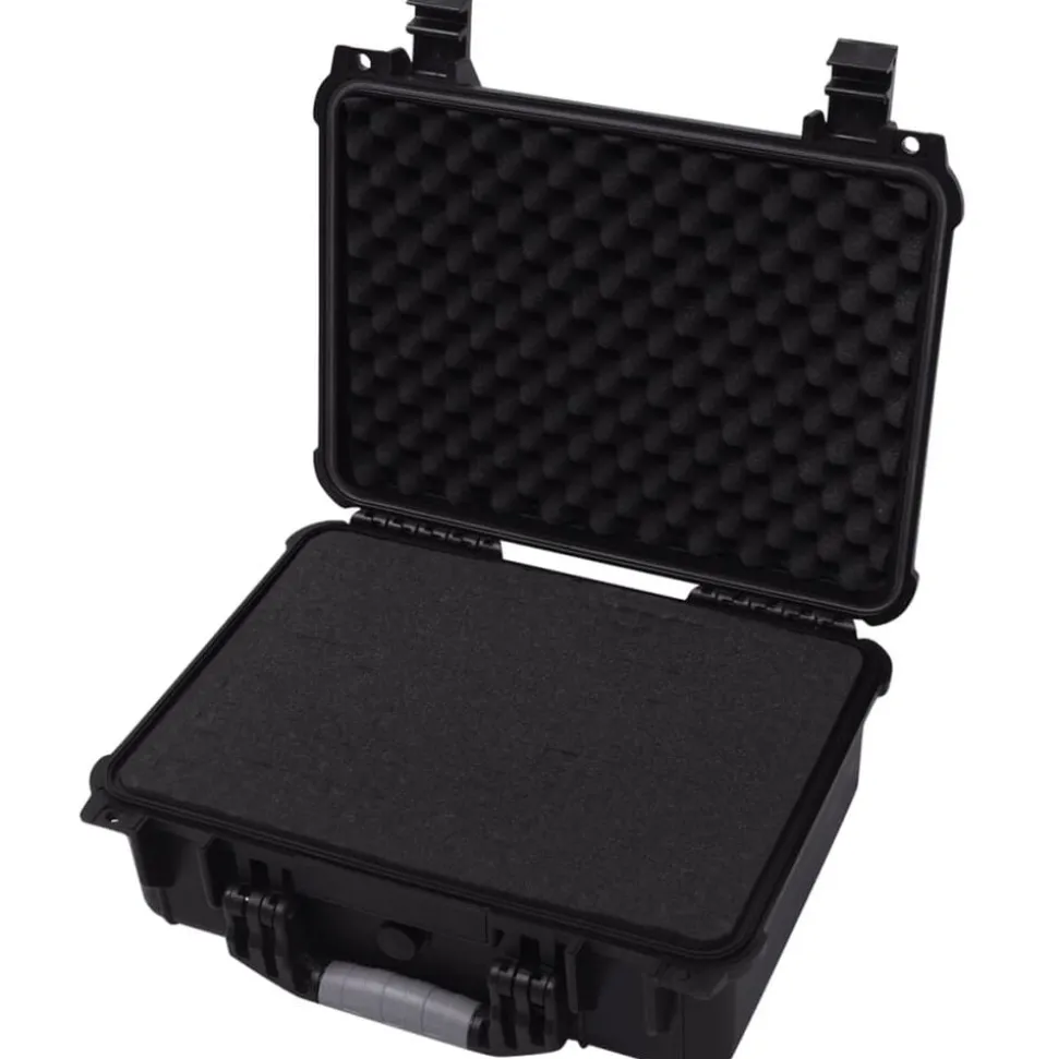 vidaXL Boîte de protection pour équipement 40,6 x 33 x 17,4 cm noir