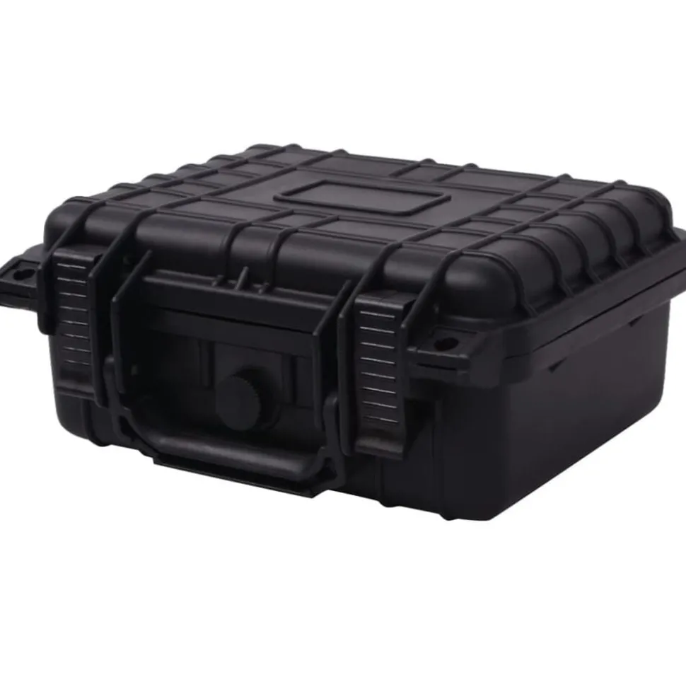 vidaXL Boîte de protection pour équipement 27 x 24,6 x 12,4 cm noir
