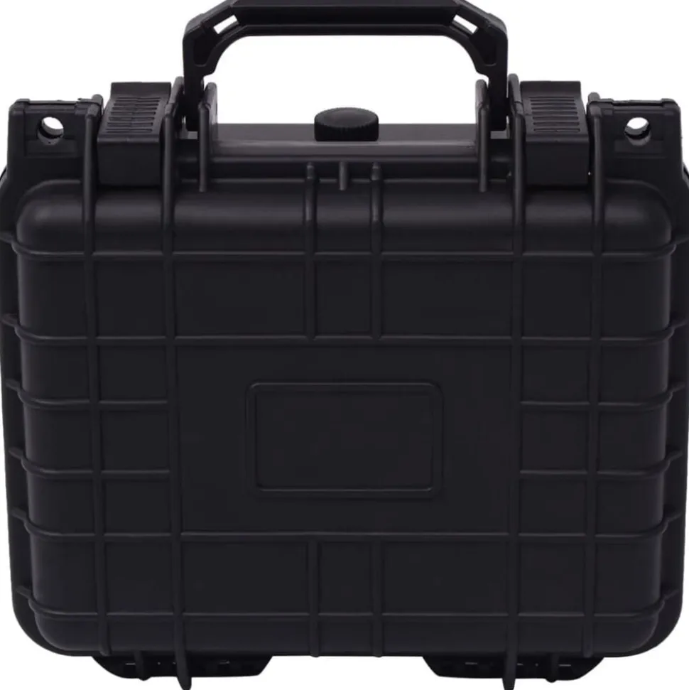 vidaXL Boîte de protection pour équipement 27 x 24,6 x 12,4 cm noir