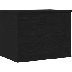 vidaXL Boîte de Rangement Chêne noir 60 x 42 x 46 cm Bois d'ingénierie