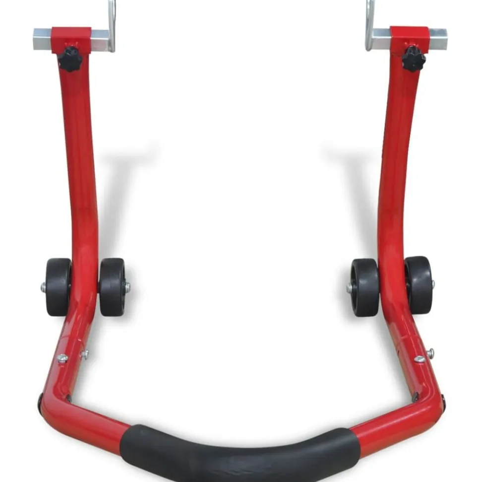 vidaXL Béquille arrière de moto Rouge