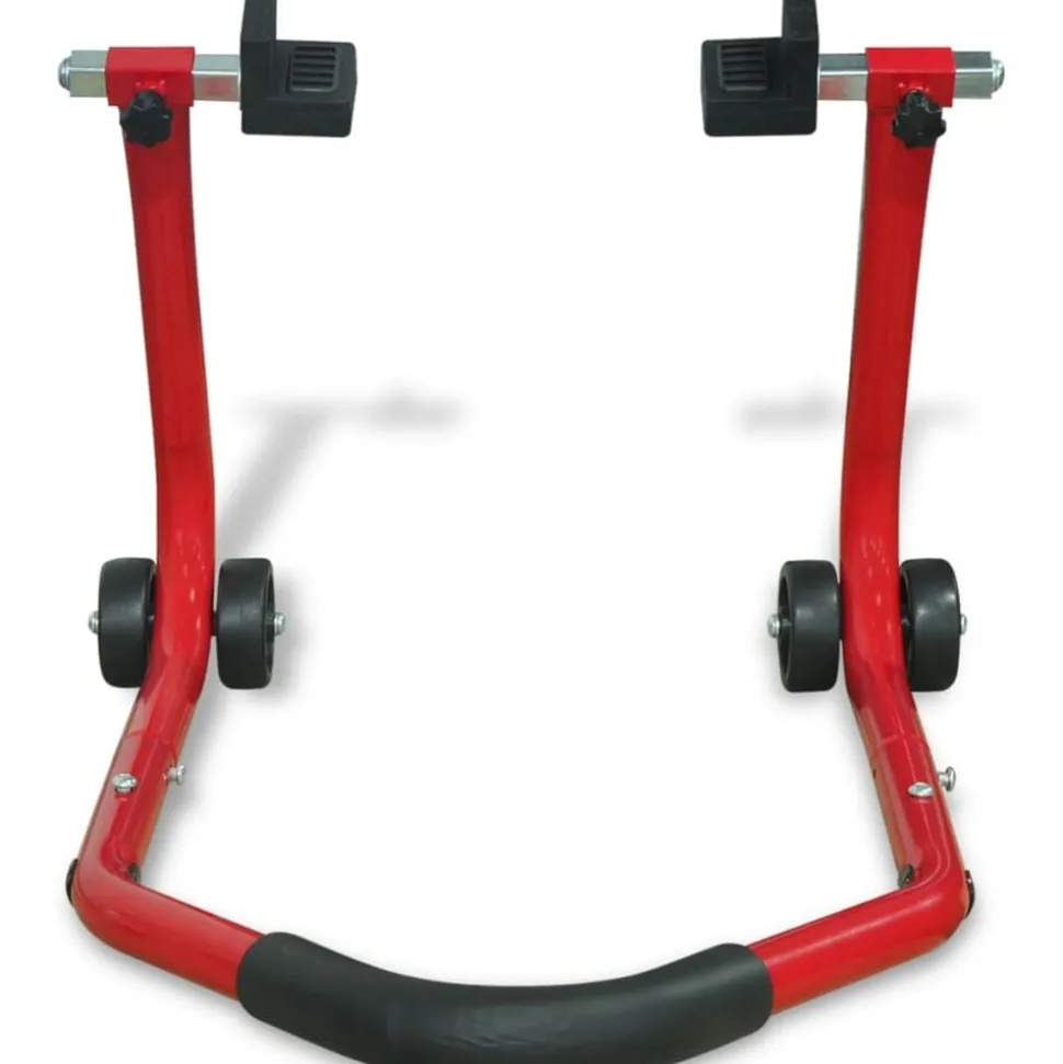 vidaXL Béquille arrière de moto Rouge