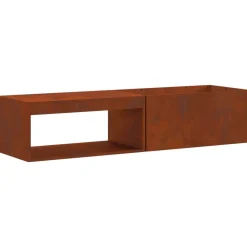 vidaXL Braise Marron 160 x 45 x 35 cm Acier