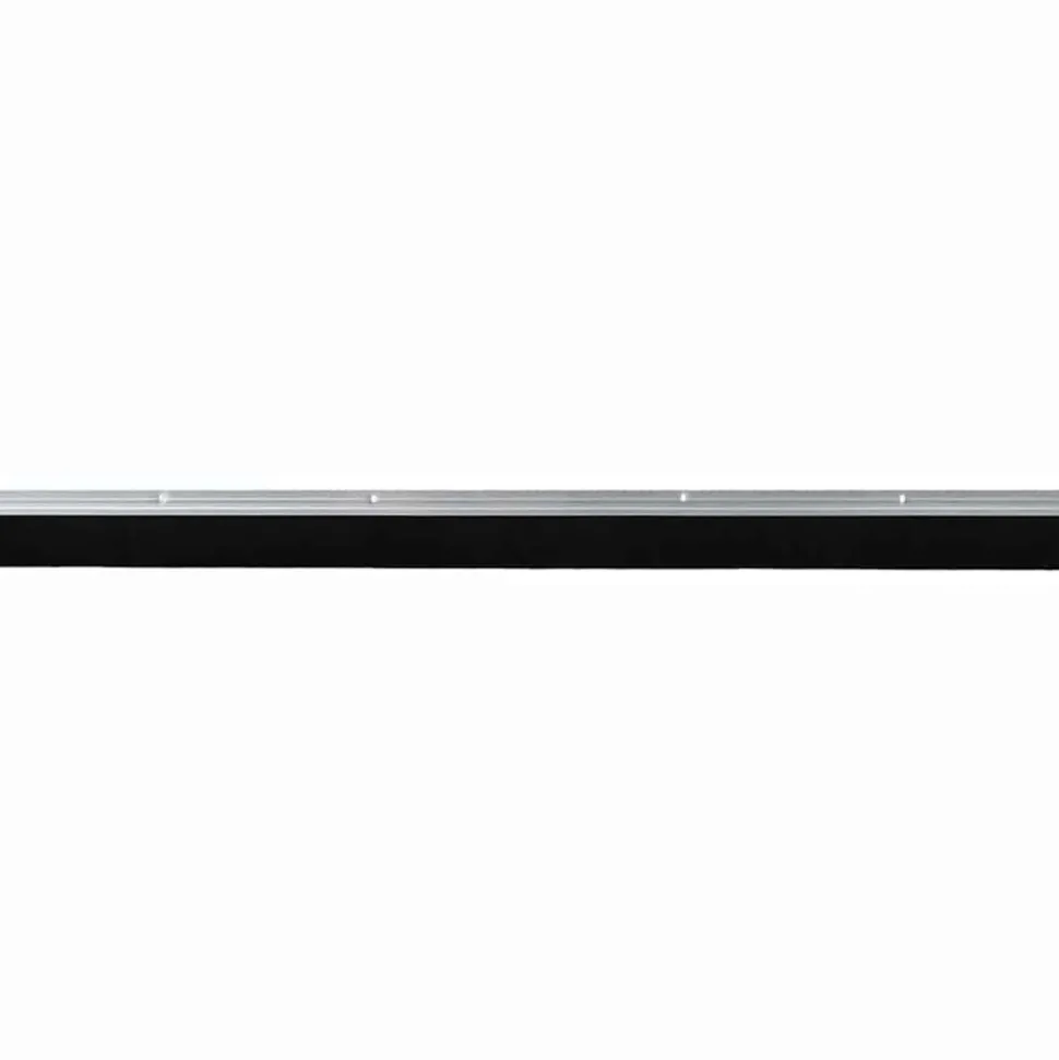 vidaXL Brosses d'étanchéité pour porte à visser 2 pcs Argent 100 cm