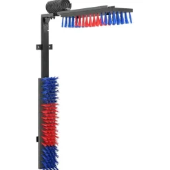 vidaXL Brosses pour le bétail Rouge et bleu 84 x 10 x 91 cm PVC