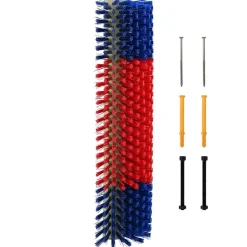vidaXL Brosses pour le bétail Rouge et bleu 50 x 17 x 9 cm