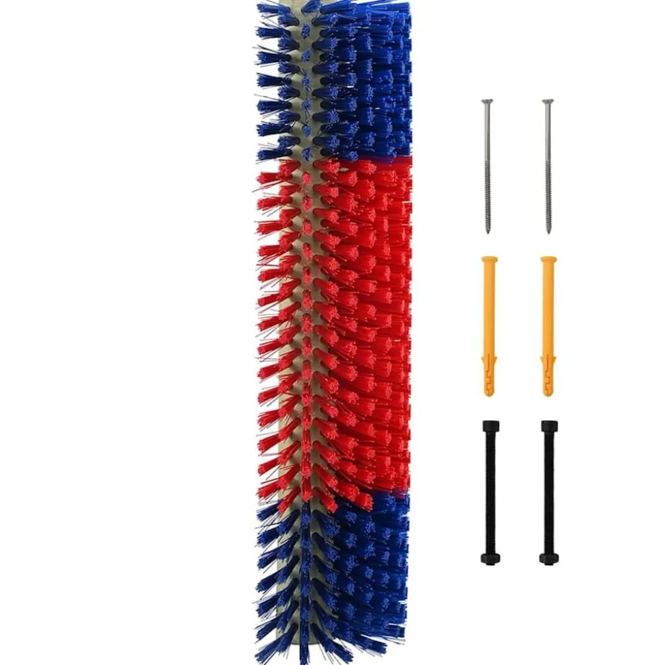 vidaXL Brosses pour le bétail Rouge et bleu 50 x 17 x 9 cm